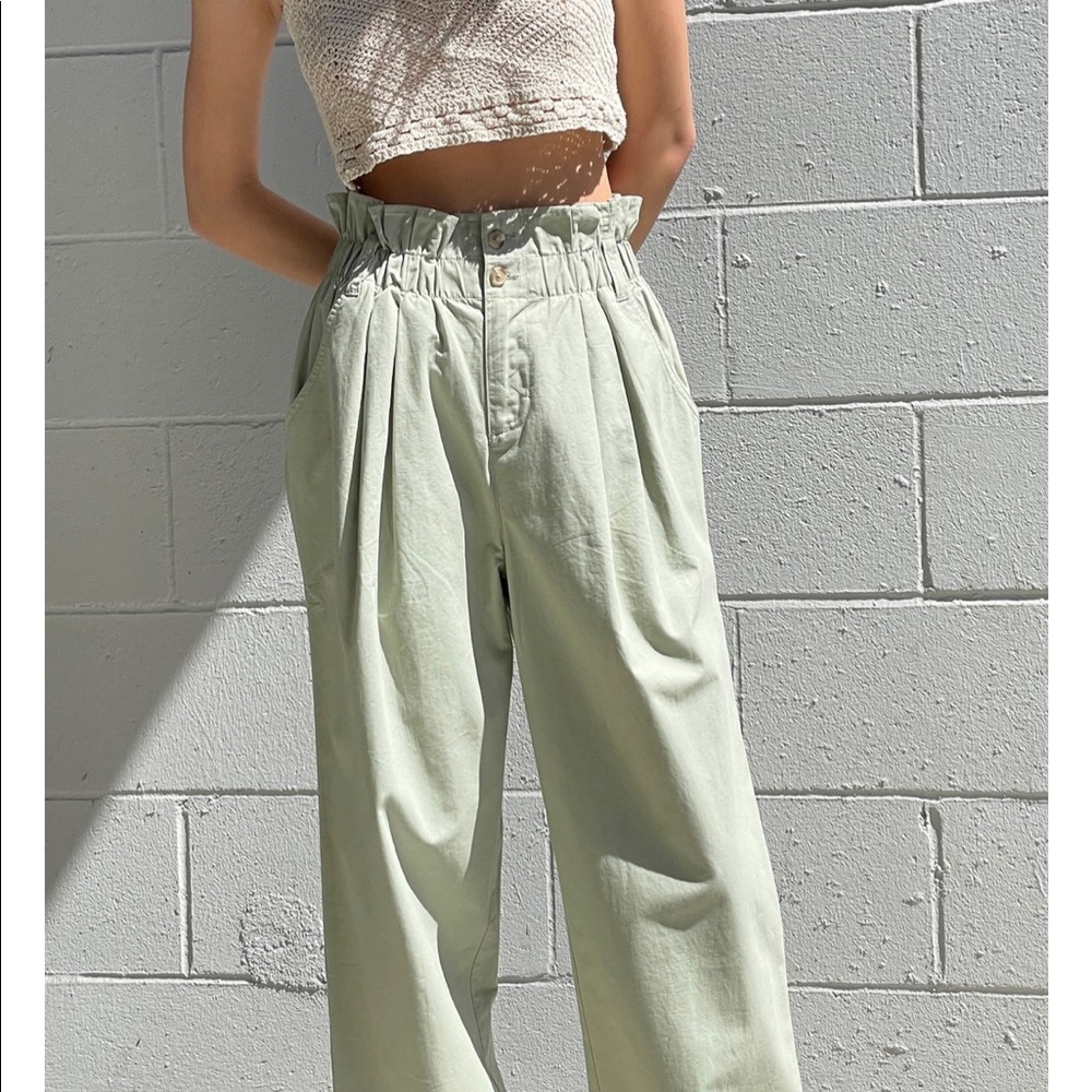 Oak + Fort Paperbag Waist Pants